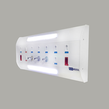 Régua de Gases com Iluminação Embutida